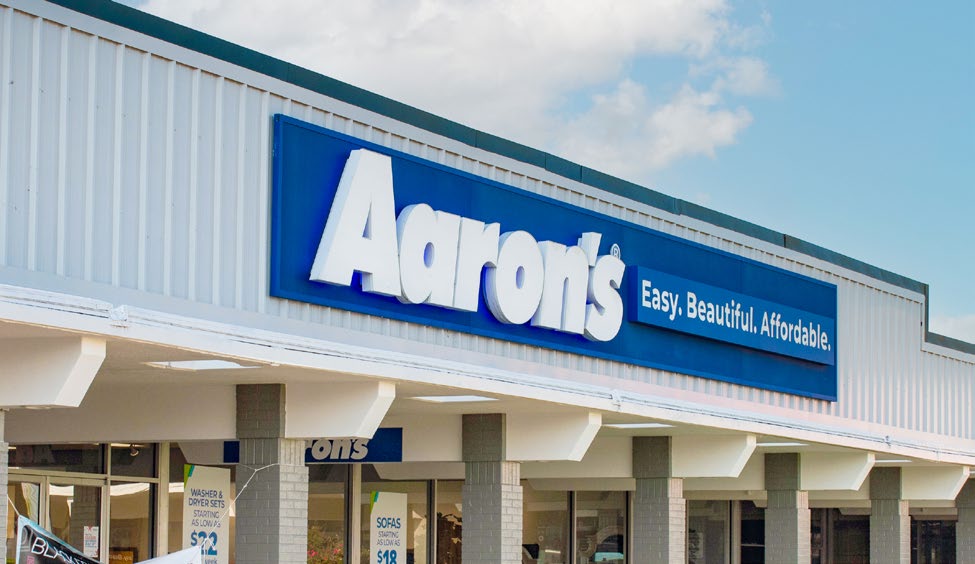 Aaron's storefront at Jefferson Square
