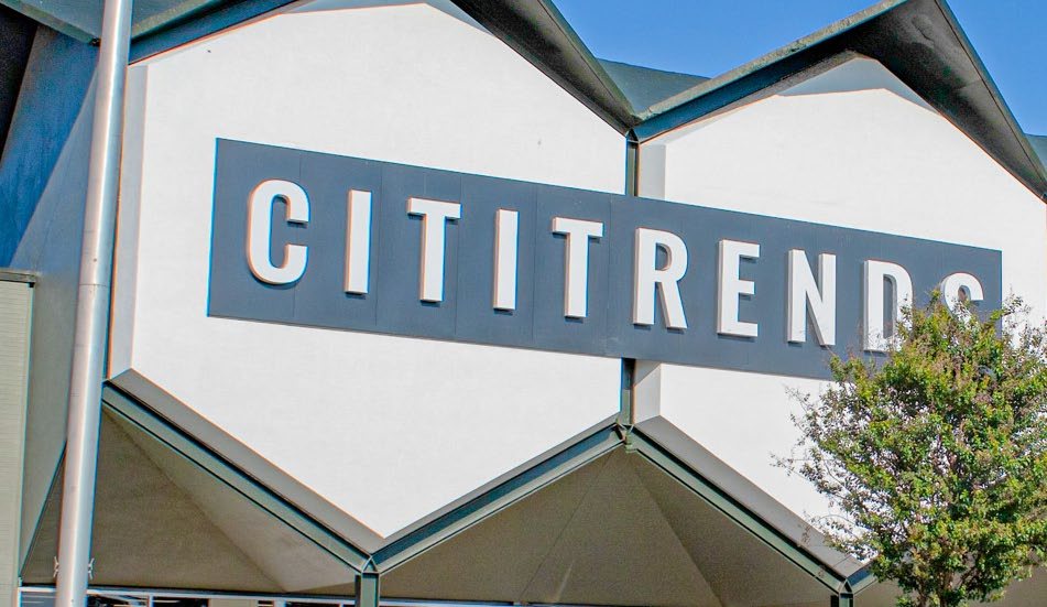 Citi Trends signage at Jefferson Square