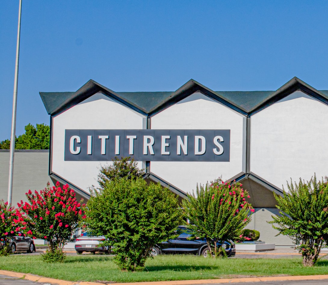 Citi Trends signage at Jefferson Square